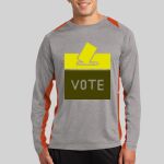 Long Sleeve Heather Colorblock Contender ™ Tee Thumbnail