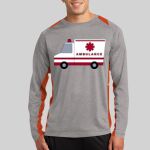 Long Sleeve Heather Colorblock Contender ™ Tee Thumbnail