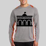 Long Sleeve Heather Colorblock Contender ™ Tee Thumbnail