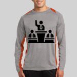Long Sleeve Heather Colorblock Contender ™ Tee Thumbnail