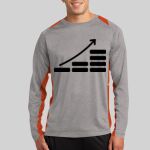 Long Sleeve Heather Colorblock Contender ™ Tee Thumbnail