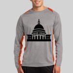 Long Sleeve Heather Colorblock Contender ™ Tee Thumbnail