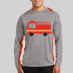 Long Sleeve Heather Colorblock Contender ™ Tee Thumbnail