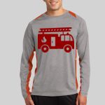 Long Sleeve Heather Colorblock Contender ™ Tee Thumbnail