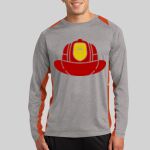 Long Sleeve Heather Colorblock Contender ™ Tee Thumbnail