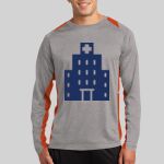 Long Sleeve Heather Colorblock Contender ™ Tee Thumbnail