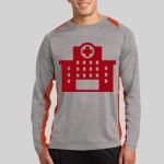 Long Sleeve Heather Colorblock Contender ™ Tee Thumbnail