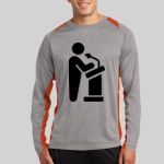 Long Sleeve Heather Colorblock Contender ™ Tee Thumbnail