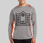 Long Sleeve Heather Colorblock Contender ™ Tee Thumbnail