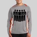 Long Sleeve Heather Colorblock Contender ™ Tee Thumbnail