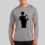 Long Sleeve Heather Colorblock Contender ™ Tee Thumbnail