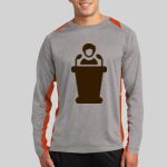 Long Sleeve Heather Colorblock Contender ™ Tee Thumbnail