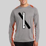 Long Sleeve Heather Colorblock Contender ™ Tee Thumbnail