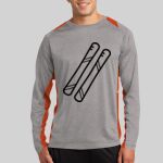 Long Sleeve Heather Colorblock Contender ™ Tee Thumbnail