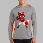 Long Sleeve Heather Colorblock Contender ™ Tee Thumbnail