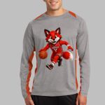 Long Sleeve Heather Colorblock Contender ™ Tee Thumbnail
