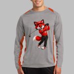 Long Sleeve Heather Colorblock Contender ™ Tee Thumbnail