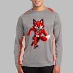 Long Sleeve Heather Colorblock Contender ™ Tee Thumbnail