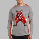 Long Sleeve Heather Colorblock Contender ™ Tee Thumbnail