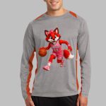 Long Sleeve Heather Colorblock Contender ™ Tee Thumbnail