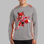 Long Sleeve Heather Colorblock Contender ™ Tee Thumbnail