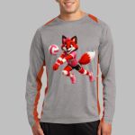 Long Sleeve Heather Colorblock Contender ™ Tee Thumbnail