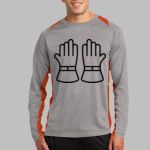 Long Sleeve Heather Colorblock Contender ™ Tee Thumbnail