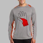 Long Sleeve Heather Colorblock Contender ™ Tee Thumbnail