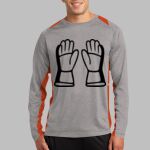 Long Sleeve Heather Colorblock Contender ™ Tee Thumbnail