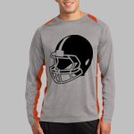 Long Sleeve Heather Colorblock Contender ™ Tee Thumbnail