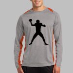 Long Sleeve Heather Colorblock Contender ™ Tee Thumbnail