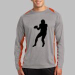 Long Sleeve Heather Colorblock Contender ™ Tee Thumbnail