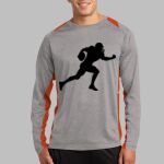 Long Sleeve Heather Colorblock Contender ™ Tee Thumbnail