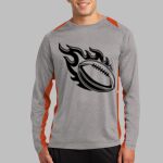 Long Sleeve Heather Colorblock Contender ™ Tee Thumbnail