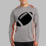 Long Sleeve Heather Colorblock Contender ™ Tee Thumbnail