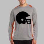 Long Sleeve Heather Colorblock Contender ™ Tee Thumbnail