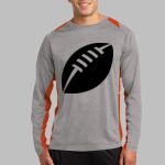 Long Sleeve Heather Colorblock Contender ™ Tee Thumbnail