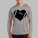 Long Sleeve Heather Colorblock Contender ™ Tee Thumbnail
