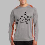 Long Sleeve Heather Colorblock Contender ™ Tee Thumbnail