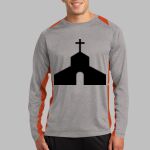 Long Sleeve Heather Colorblock Contender ™ Tee Thumbnail