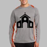 Long Sleeve Heather Colorblock Contender ™ Tee Thumbnail