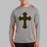 Long Sleeve Heather Colorblock Contender ™ Tee Thumbnail