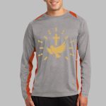 Long Sleeve Heather Colorblock Contender ™ Tee Thumbnail