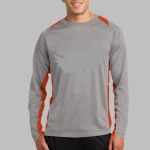 Long Sleeve Heather Colorblock Contender ™ Tee Thumbnail