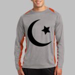 Long Sleeve Heather Colorblock Contender ™ Tee Thumbnail