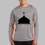 Long Sleeve Heather Colorblock Contender ™ Tee Thumbnail