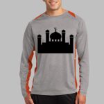 Long Sleeve Heather Colorblock Contender ™ Tee Thumbnail