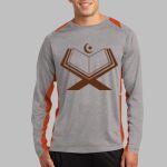 Long Sleeve Heather Colorblock Contender ™ Tee Thumbnail