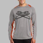 Long Sleeve Heather Colorblock Contender ™ Tee Thumbnail