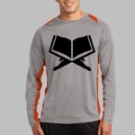 Long Sleeve Heather Colorblock Contender ™ Tee Thumbnail
